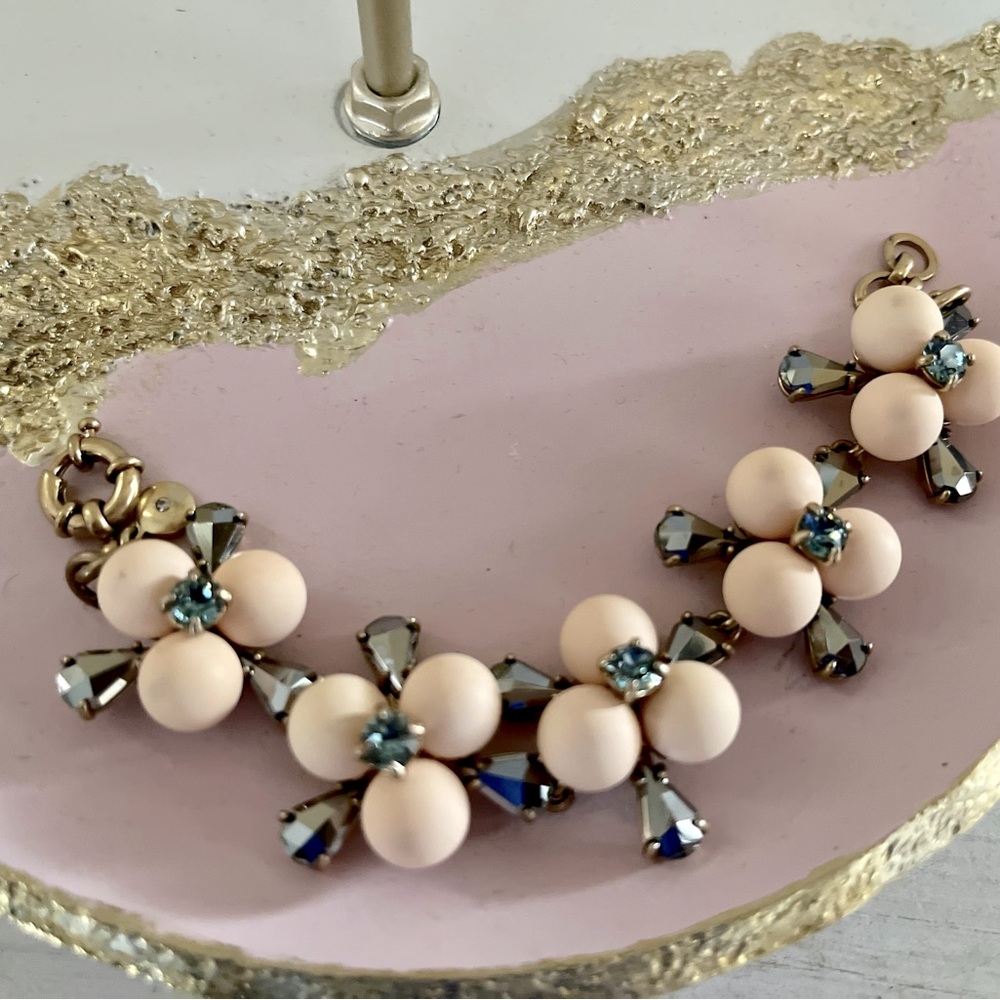 J. Crew ✨ Luxury Rhinestone Bracelet, Gold, EUC